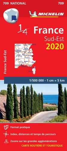 Southeastern France - Michelin National Map 709