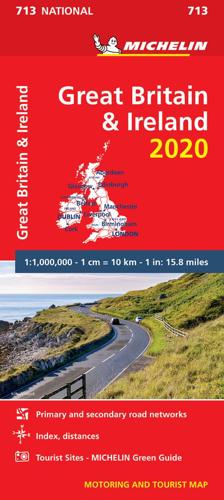 Great Britain & Ireland 2020 - Michelin National Map 713