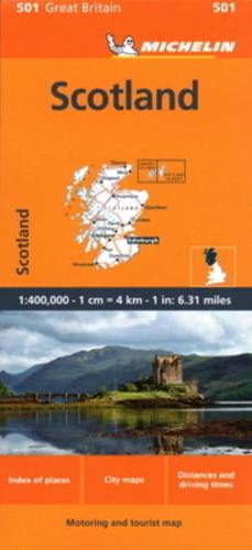 Scotland - Michelin Regional Map 501