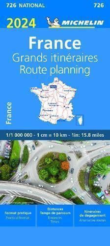 France Route Planning 2024 - Michelin National Map 726