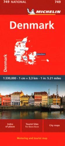 Michelin Denmark Map 749