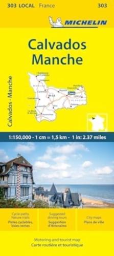 Calvados Manche - Michelin Local Map 303