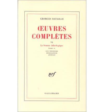 Oeuvres Completes 6