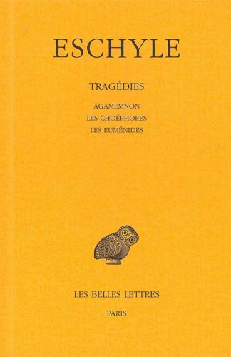 Eschyle, Tragedies