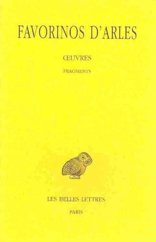 Favorinos d'Arles, Oeuvres