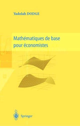 Mathématiques De Base Pour Économistes