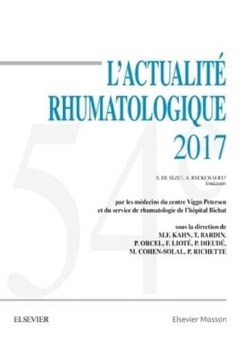 L'actualité Rhumatologique 2017