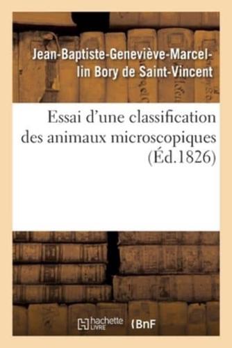 Essai d'une classification des animaux microscopiques