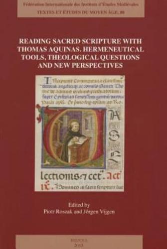 Reading Sacred Scripture With Thomas Aquinas