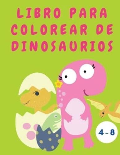 Libro Para Colorear De Dinosaurios