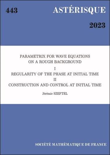 Parametrix for Wave Equations on a Rough Background