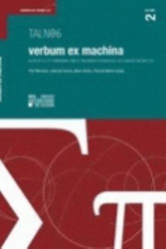 Verbum Ex Machina (TALN Vol. 2)