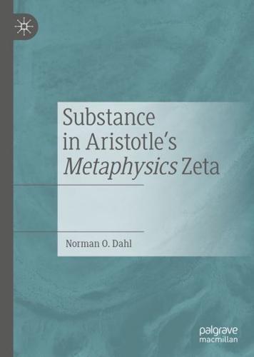 Substance in Aristotle's Metaphysics Zeta
