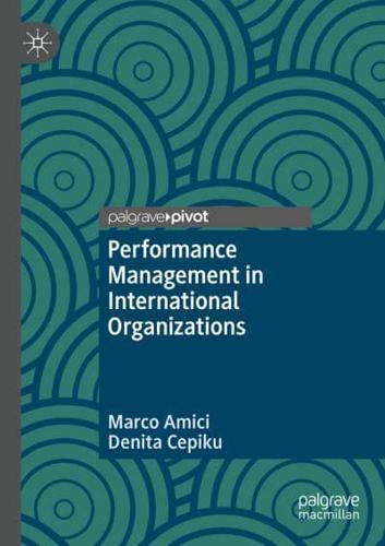 Performance Management in International Organizations