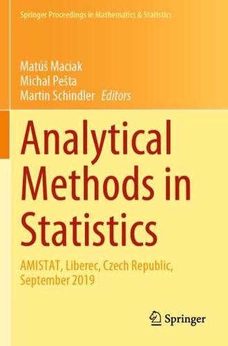 Analytical Methods in Statistics