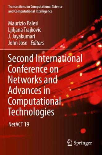 Second International Conference on Networks and Advances in Computational Technologies : NetACT 19