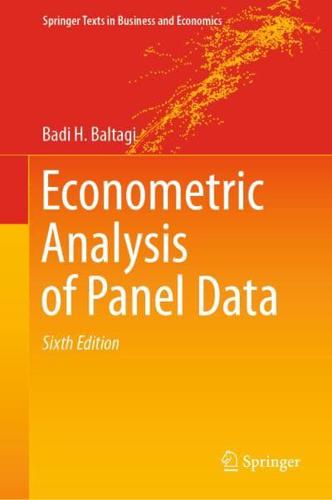 Econometric Analysis of Panel Data