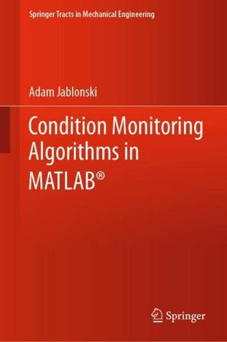 Condition Monitoring Algorithms in MATLAB¬