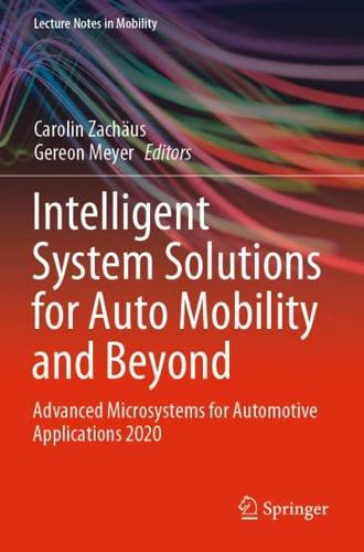 Intelligent System Solutions for Auto Mobility and Beyond