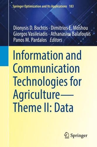 Information and Communication Technologies for Agriculture-Theme II: Data