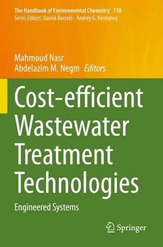 Cost-Efficient Wastewater Treatment Technologies. Engineered Systems