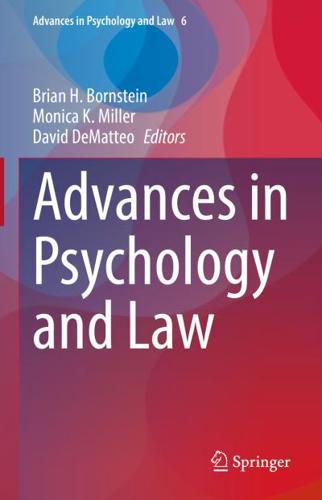 Advances in Psychology and Law. Volume 6