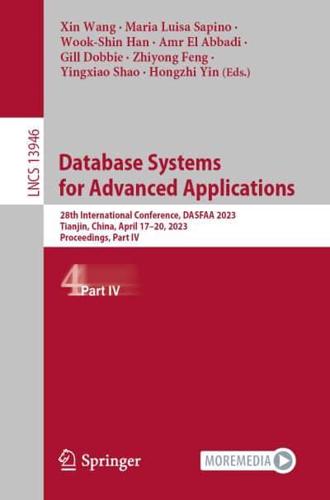 Database Systems for Advanced Applications Part IV