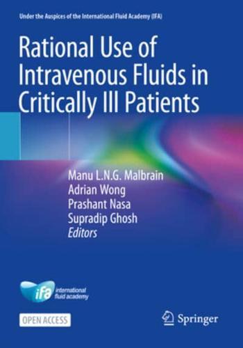 Rational Use of Intravenous Fluids in Critically Ill Patients