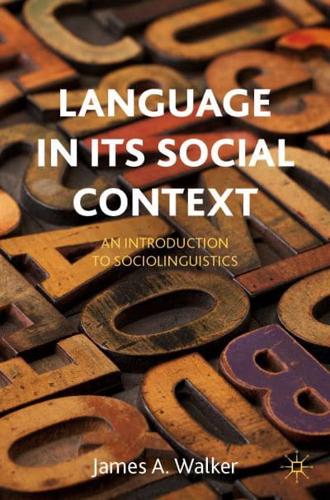 Language in Its Social Context