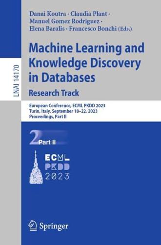 Machine Learning and Knowledge Discovery in Databases Part II