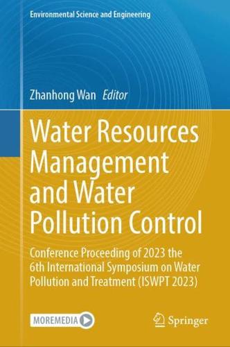 Water Resource Management and Water Pollution Control