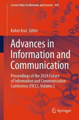 Advances in Information and Communication Volume 2