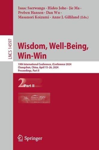 Wisdom, Well-Being, Win-Win Part II