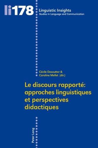 Le Discours Rapporté