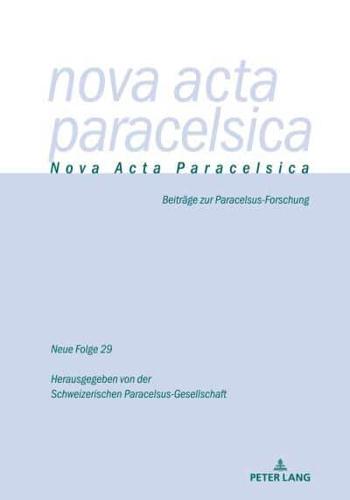 Nova Acta Paracelsica 29/2021