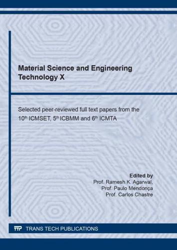 Material Science and Engineering Technology X