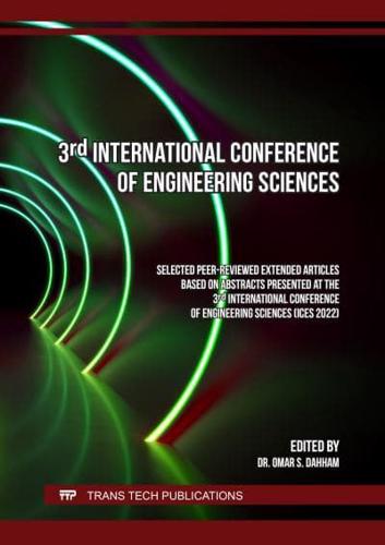 3rd International Conference of Engineering Sciences