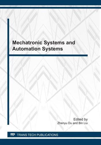 Mechatronic Systems and Automation Systems