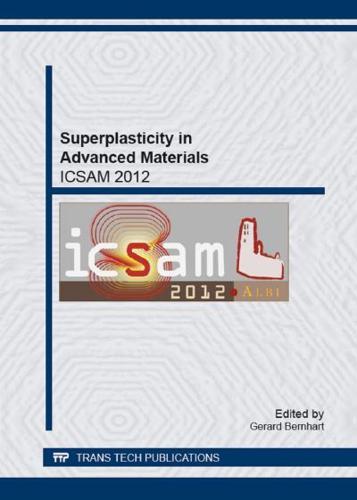 Superplasticity in Advanced Materials - ICSAM 2012