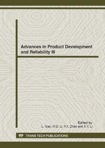 Advances in Product Development and Reliability III