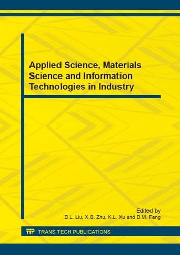 Applied Science, Materials Science and Information Technologies in Industry