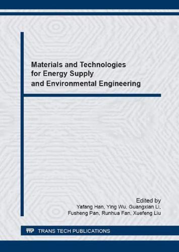 Materials and Technologies for Energy Supply and Environmental Engineering