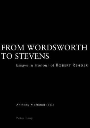 From Wordsworth to Stevens