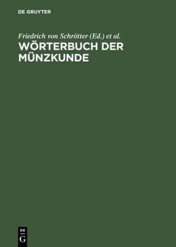 Wörterbuch Der Münzkunde
