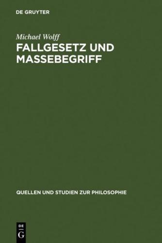 Fallgesetz Und Massebegriff