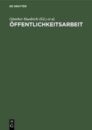 Öffentlichkeitsarbeit