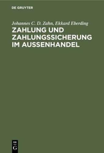 Zahlung und Zahlungssicherung im Außenhandel