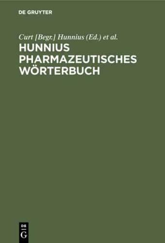 Hunnius Pharmazeutisches Wörterbuch