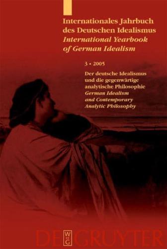 Internationales Jahrbuch Des Deutschen Idealismus  v. 3