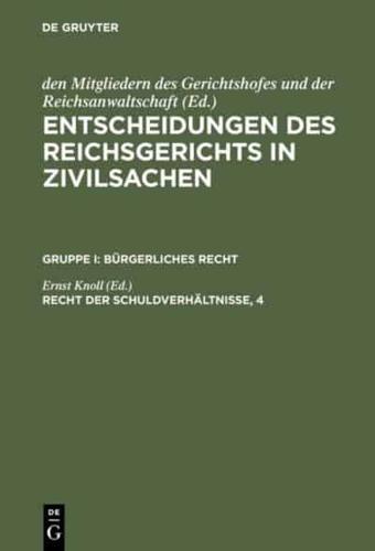 Recht Der Schuldverhältnisse, 4